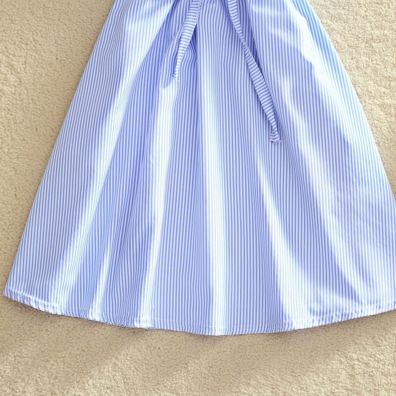 Vestido estilo camisa a rayas Cortos Vestidos Vintage El Vestidor de Carlota