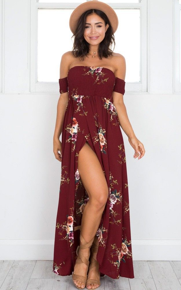 Vestido estilo boho con mangas caidas Estampados Largos Vestidos El Vestidor de Carlota