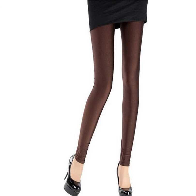 Leggings de Lycra elástica de estilo casual Color : Blanco|Azul|Bordeaux|Verde|Cefé|Gris|Azul Marino|Turquesa|Naranja|Rosa|Gris Claro|Verde Militar|Negro|Amarillo|Rojo|Verde Claro|Violeta|Verde Fluorescente|Rosa brillante 