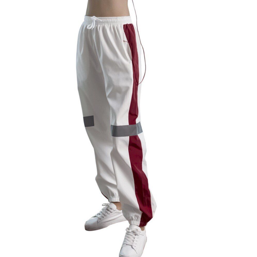 Pantalones amplios /chándal con cintura elástica y tobillo ajustado